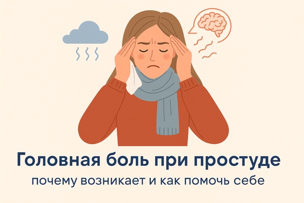 Головная боль при простуде и ОРВИ: причины и как облегчить состояние