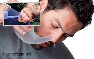 Как промывать нос аквамарисом, от заложенности носа и при гайморите